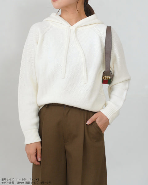 画像をギャラリービューアに読み込む, コンパクトニットフーディ【553】