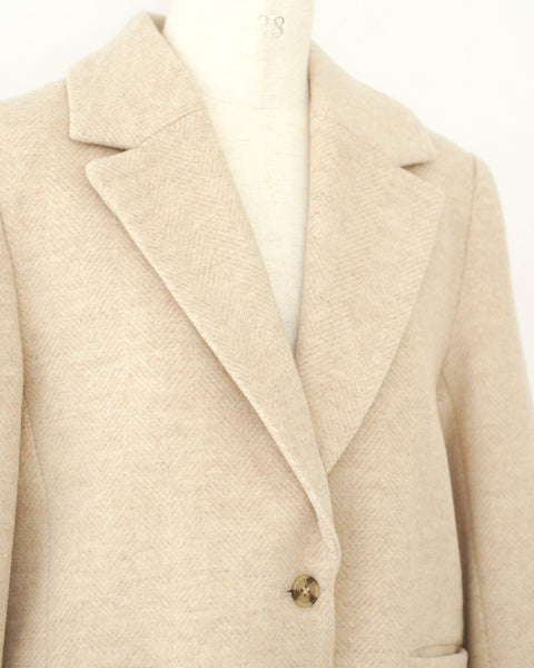 画像をギャラリービューアに読み込む, ヘリンボーンウールブレザー(Japan Fabric)【560】