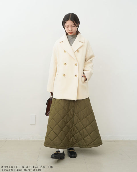 画像をギャラリービューアに読み込む, キルティングフレアスカート【569】