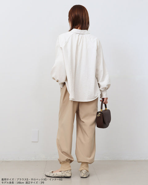 画像をギャラリービューアに読み込む, 裾スリットジョガーサロペット【426】