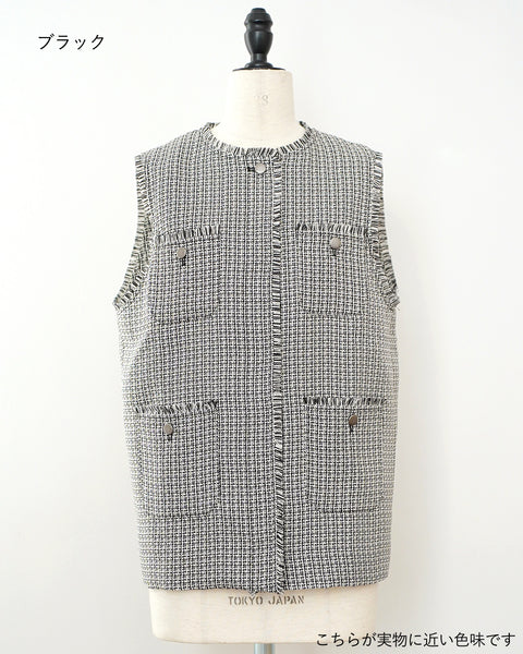 画像をギャラリービューアに読み込む, ツイードジレ【657】