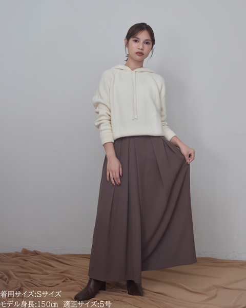 画像をギャラリービューアに読み込む, コンパクトニットフーディ【553】