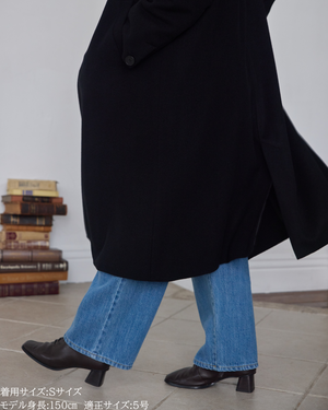 低身長向けアウター/低身長向けコート/小柄アウター/小柄コート/アウター/コート/低身長/2025AW/ウールコート/国産上質生地