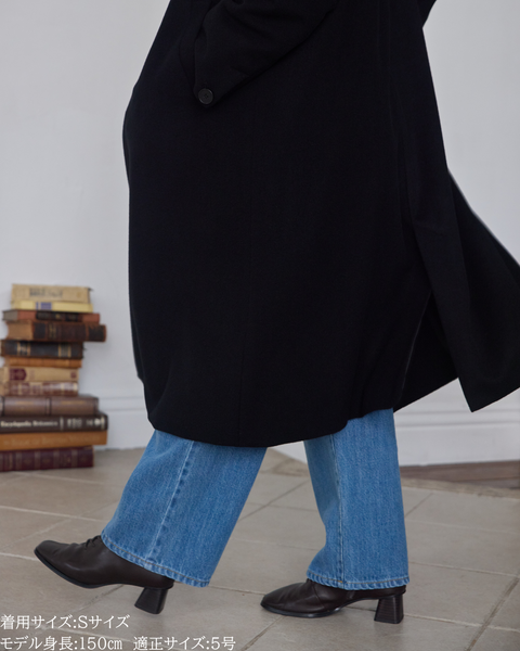 画像をギャラリービューアに読み込む, 低身長向けアウター/低身長向けコート/小柄アウター/小柄コート/アウター/コート/低身長/2025AW/ウールコート/国産上質生地