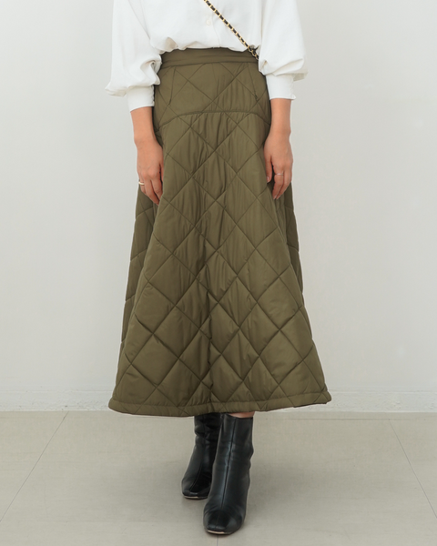 画像をギャラリービューアに読み込む, キルティングフレアスカート【569】