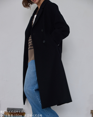 低身長向けアウター/低身長向けコート/小柄アウター/小柄コート/アウター/コート/低身長/2025AW/ウールコート/国産上質生地
