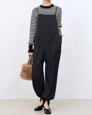 裾スリットジョガーサロペット【426】