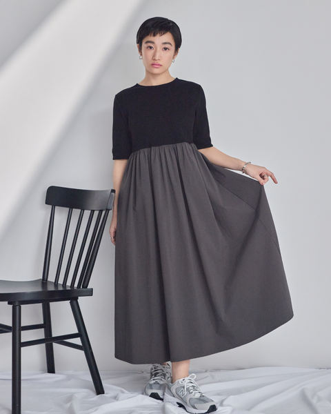 画像をギャラリービューアに読み込む, 低身長ワンピース/低身長用/小柄ワンピース/小柄用/147㎝/SSサイス/XSサイズ/ワンピース/ 小柄ドッキングワンピース/低身長用ドッキングワンピース/ドッキングワンピース