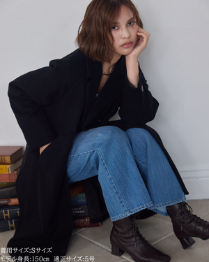 低身長向けアウター/低身長向けコート/小柄アウター/小柄コート/アウター/コート/低身長/2025AW/ウールコート/国産上質生地