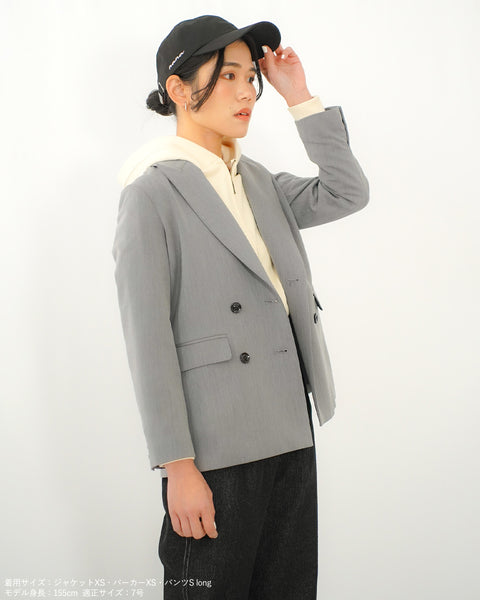 画像をギャラリービューアに読み込む, ピークドラペルジャケット(セットアップ可能)【624】