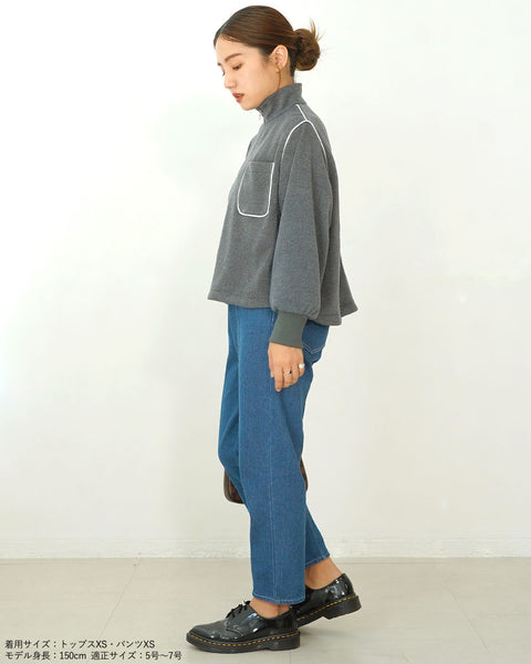 画像をギャラリービューアに読み込む, ハーフZIPニットソー【535】