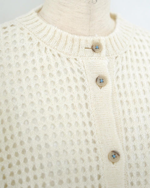 画像をギャラリービューアに読み込む, クロシェットニットカーディガン【556】