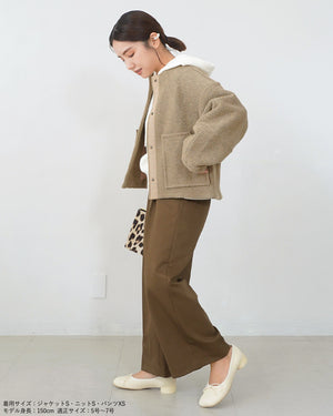 ノーカラーライトジャケット【566】