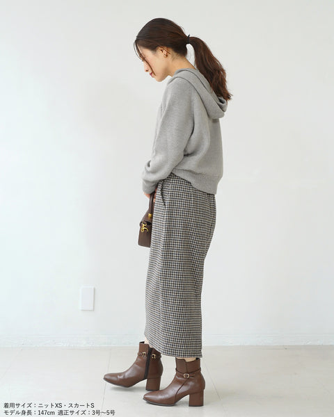 画像をギャラリービューアに読み込む, コンパクトニットフーディ【553】