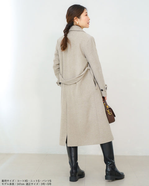 画像をギャラリービューアに読み込む, ウールロングコート【288】