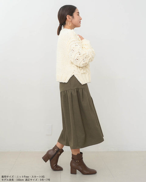 画像をギャラリービューアに読み込む, アシンメトリーギャザースカート【589】