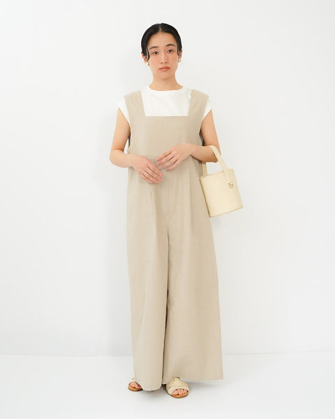 画像をギャラリービューアに読み込む, コットンリネンオールインワン【674】