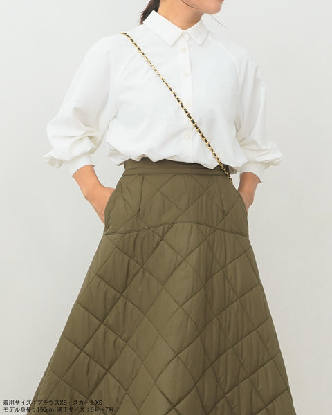 画像をギャラリービューアに読み込む, キルティングフレアスカート【569】