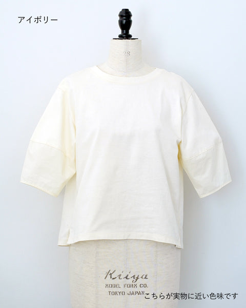 画像をギャラリービューアに読み込む, バックボタンランタンスリーブTシャツ【454】