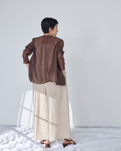 画像をギャラリービューアに読み込む, 低身長パンツ/低身長用ボトム/ボトム/リネンオーバーオール/小柄用/XSサイズ/SSサイズ/147㎝/低身長ブランド/低身長ハイウエストパンツ