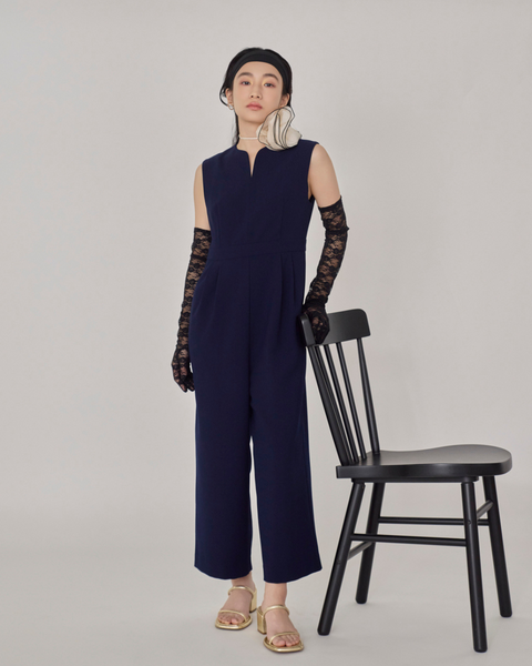 画像をギャラリービューアに読み込む, 低身長向けてワンピース/低身長向けオケージョン/小柄オールインワン/オケージョン/低身長/2025S/小柄セレモニー/セレモニー/低身長ブランド/小柄ブランド/オールインワン/スーツ/小柄スーツ/小柄お出掛け服/セレモニー服/セットアップ/小柄セットアップ