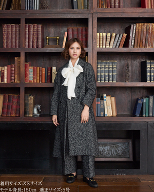 低身長向けアウター/低身長向けコート/小柄アウター/小柄コート/アウター/コート/低身長/2025AW/ウールコート/国産上質生地