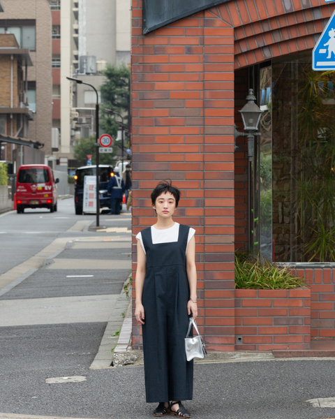 画像をギャラリービューアに読み込む, 低身長パンツ/低身長用ボトム/ボトム/リネンオーバーオール/小柄用/XSサイズ/SSサイズ/147㎝/低身長ブランド/低身長ハイウエストパンツ