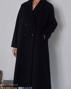 低身長向けアウター/低身長向けコート/小小柄アウター/小柄コート/アウター/コート/低身長/2025AW/ウールコート/国産上質生地
