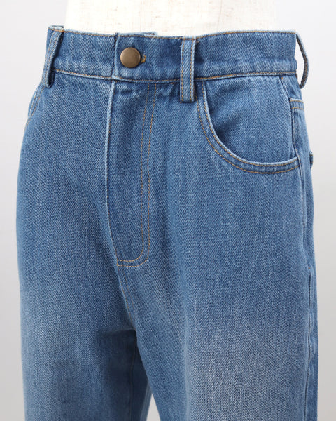 画像をギャラリービューアに読み込む, ベーシックストレートデニムパンツ【829】