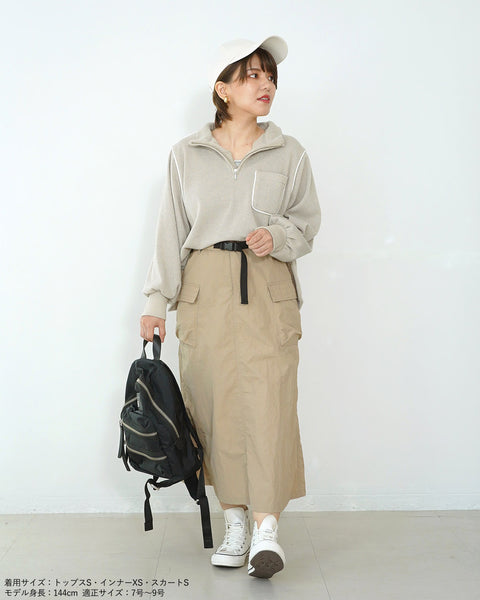 画像をギャラリービューアに読み込む, ハーフZIPニットソー【535】