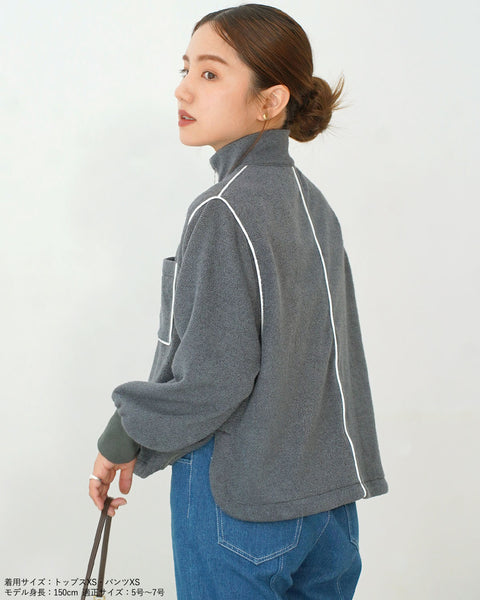 画像をギャラリービューアに読み込む, ハーフZIPニットソー【535】