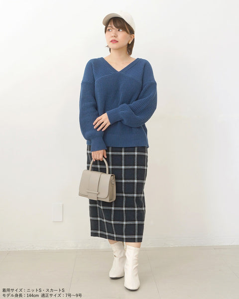 画像をギャラリービューアに読み込む, バックテープざっくりニット【532】