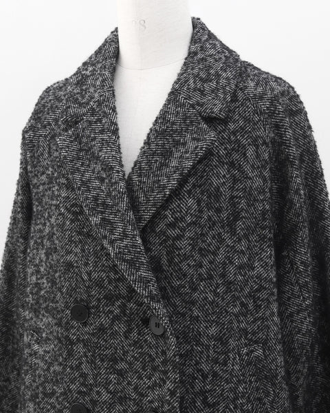 画像をギャラリービューアに読み込む, ウールチェスターロングコート(Japan Fabric)【686】