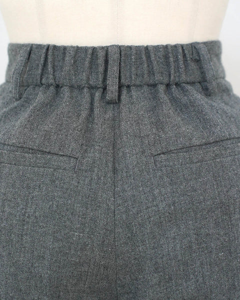 画像をギャラリービューアに読み込む, ウールストレートパンツ(Japan Fabric)【557】