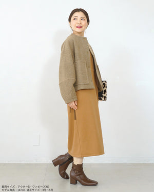 ノーカラーライトジャケット【566】