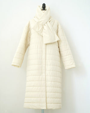 マフラー付きリバーシブル中綿コート【562】