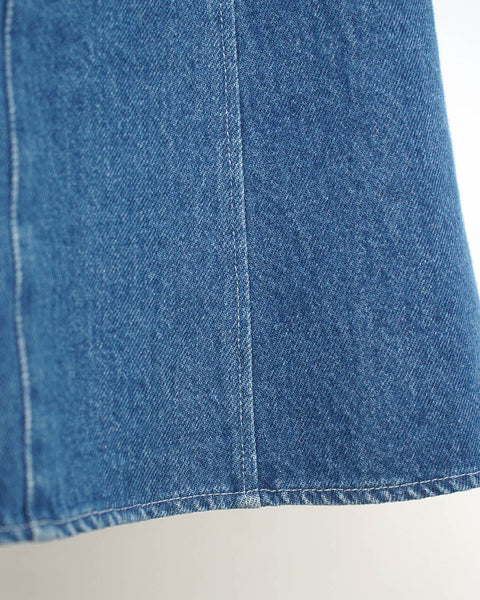 画像をギャラリービューアに読み込む, ビンテージデニムフレアスカート【527】