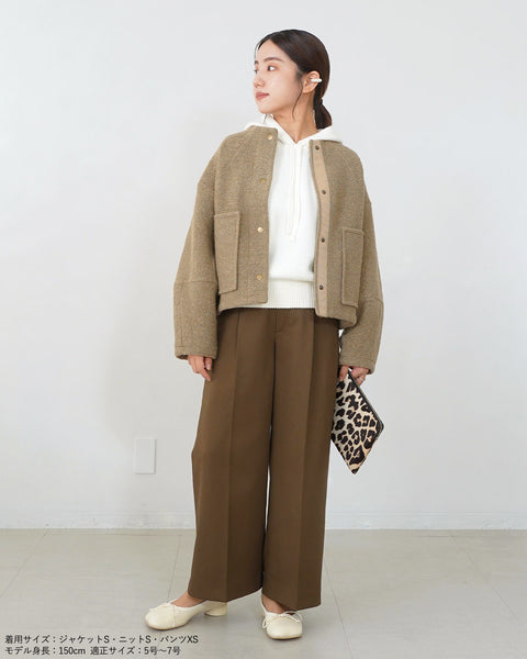 画像をギャラリービューアに読み込む, コンパクトニットフーディ【553】