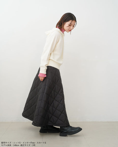 画像をギャラリービューアに読み込む, キルティングフレアスカート【569】