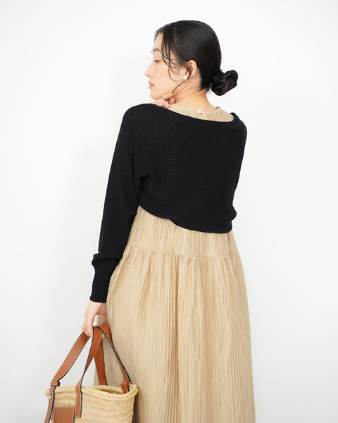 画像をギャラリービューアに読み込む, 低身長/小柄用/小柄用ボレロ/ニットボレロ/低身長必見/小柄用羽織り