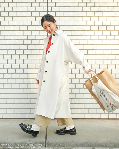 画像をギャラリービューアに読み込む, 低身長向けアウター/低身長向けコート/小柄アウター/小柄コート/アウター/コート/低身長/2025S/小柄スプリングコート/スプリングコート/トレンチコート/春コート/小柄春コート/低身長ブランド/小柄ブランド