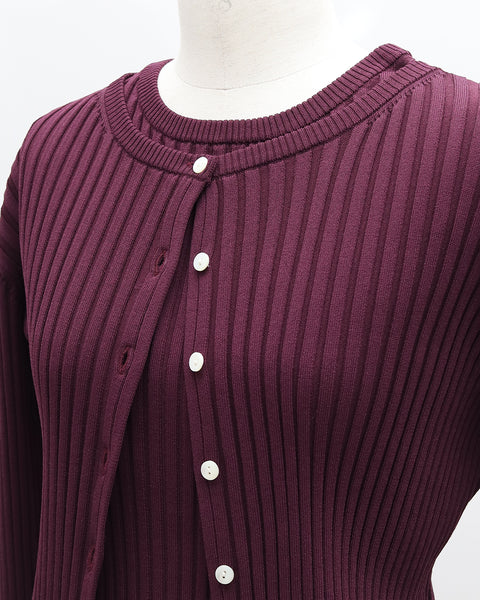 画像をギャラリービューアに読み込む, リブアンサンブルニット【855】