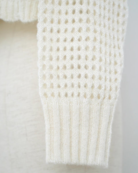 画像をギャラリービューアに読み込む, クロシェットニットカーディガン【556】