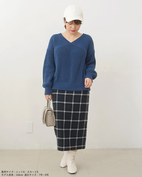 画像をギャラリービューアに読み込む, バックテープざっくりニット【532】