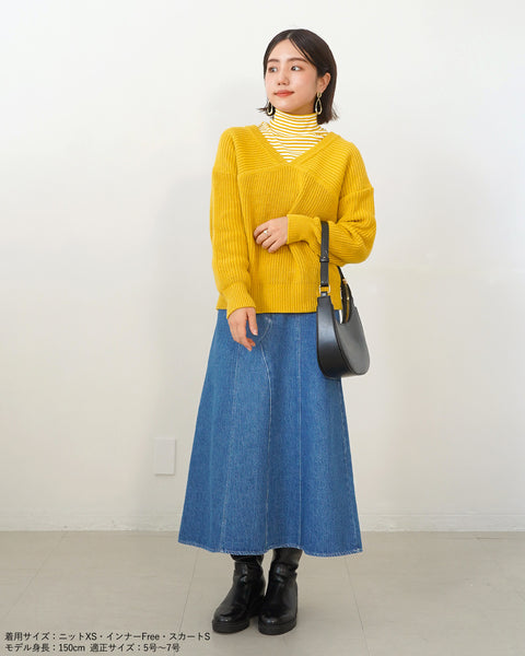 画像をギャラリービューアに読み込む, バックテープざっくりニット【532】