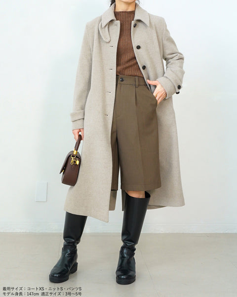 画像をギャラリービューアに読み込む, ウールロングコート【288】