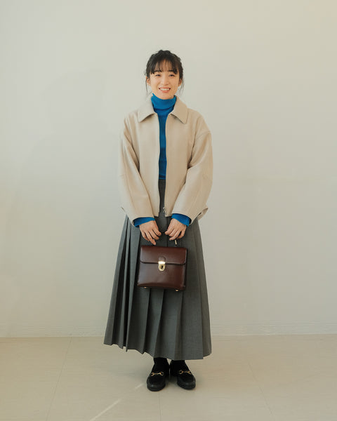 画像をギャラリービューアに読み込む, 低身長スカート/小柄スカート/低身長プリーツスカート/プリーツスカート/お直しいらず/低身長用/小柄用/低身長用ボトム