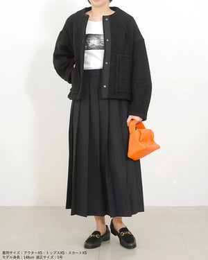 ノーカラーライトジャケット【566】