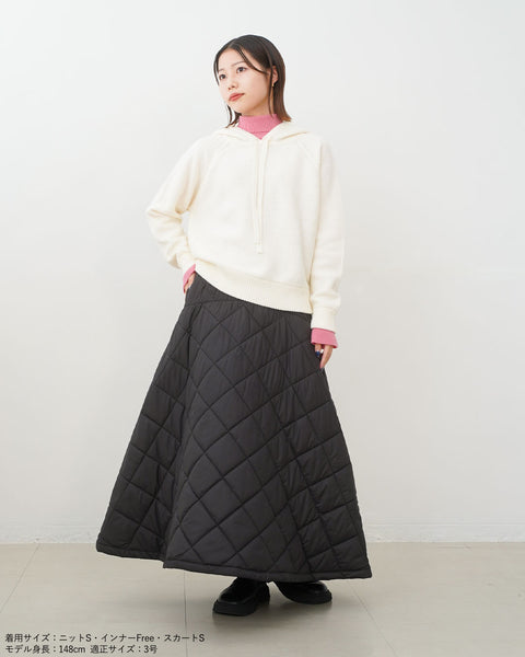 画像をギャラリービューアに読み込む, キルティングフレアスカート【569】