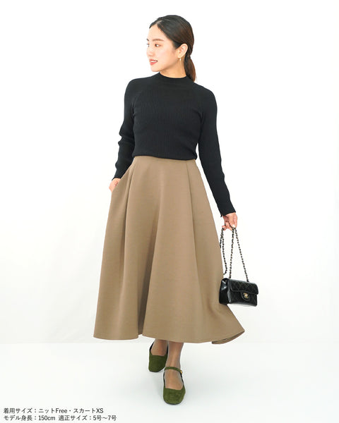 画像をギャラリービューアに読み込む, ポンチタックフレアスカート【620】